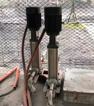 Menggunakan Multistage Centrifugal Pump